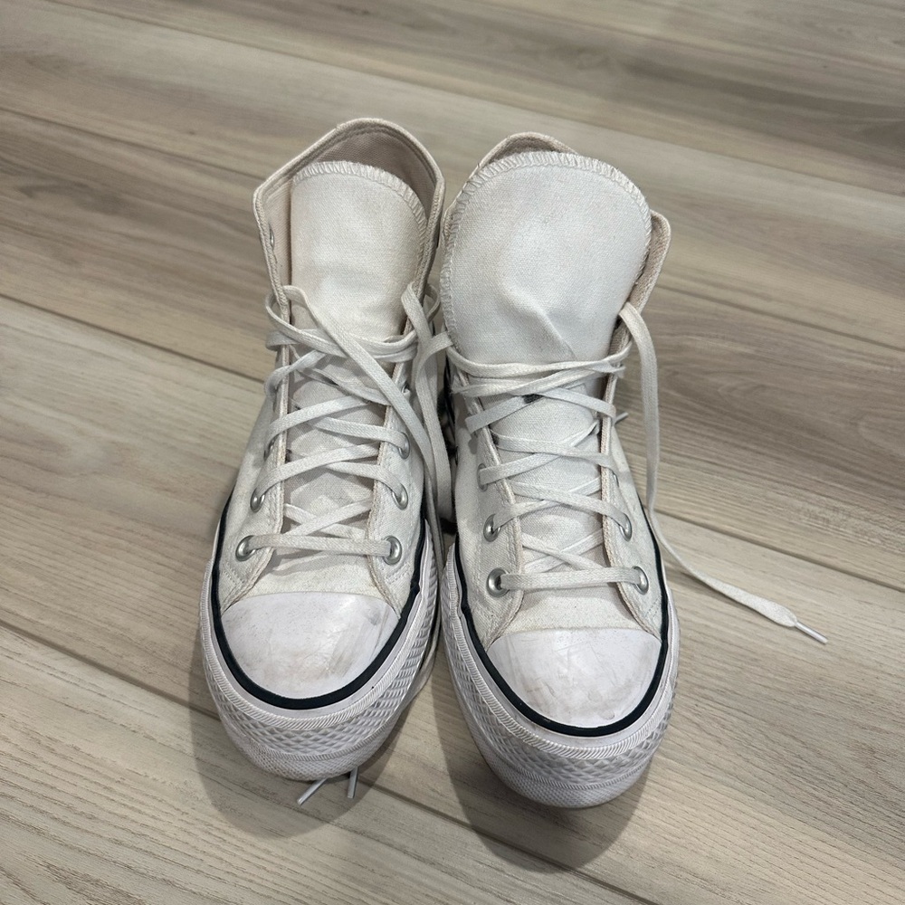 Platform high top converse